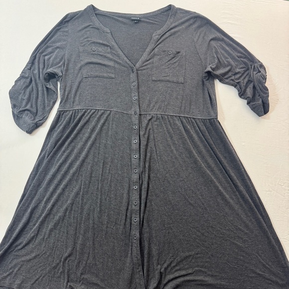 torrid Dresses & Skirts - Torrid Gray Knit House Dress Size 3